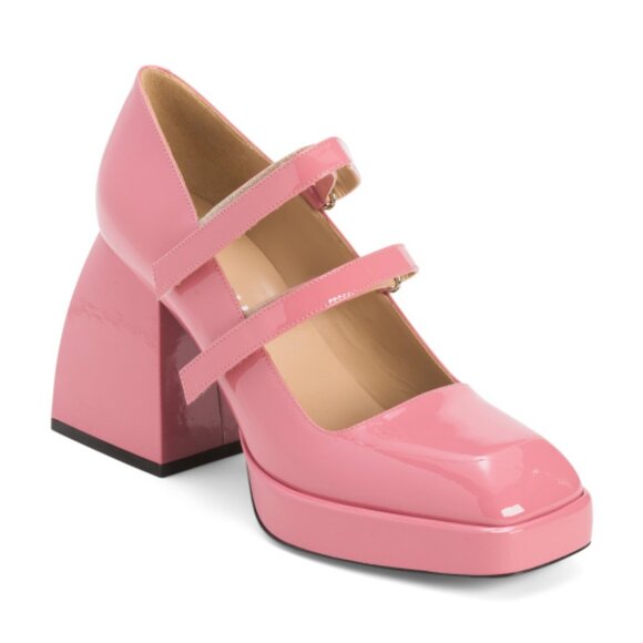 Nodaleto Shoes - NODALETO Made In Italy Patent Leather Bulla Babies Platform Pumps